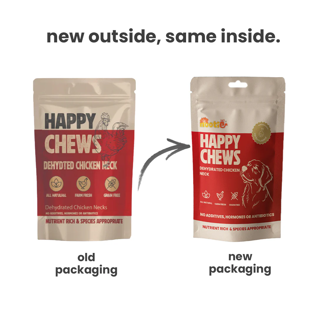Nootie Happy Chews – Dehydrated Chicken Neck Dog Treats (80g) | All-Natural, High-Protein, Crunchy Snack - Image 12