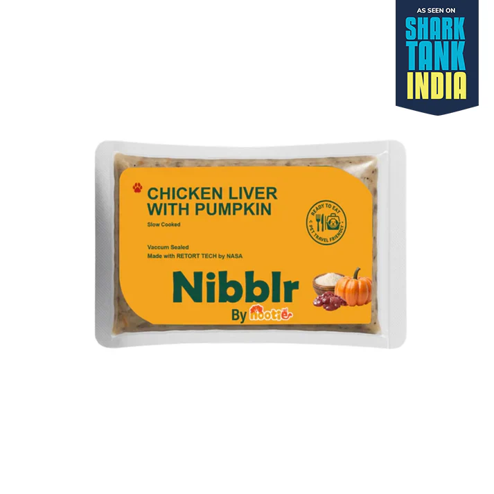 Nibblr Chicken Liver and Pumpkin Dog Food – 300g