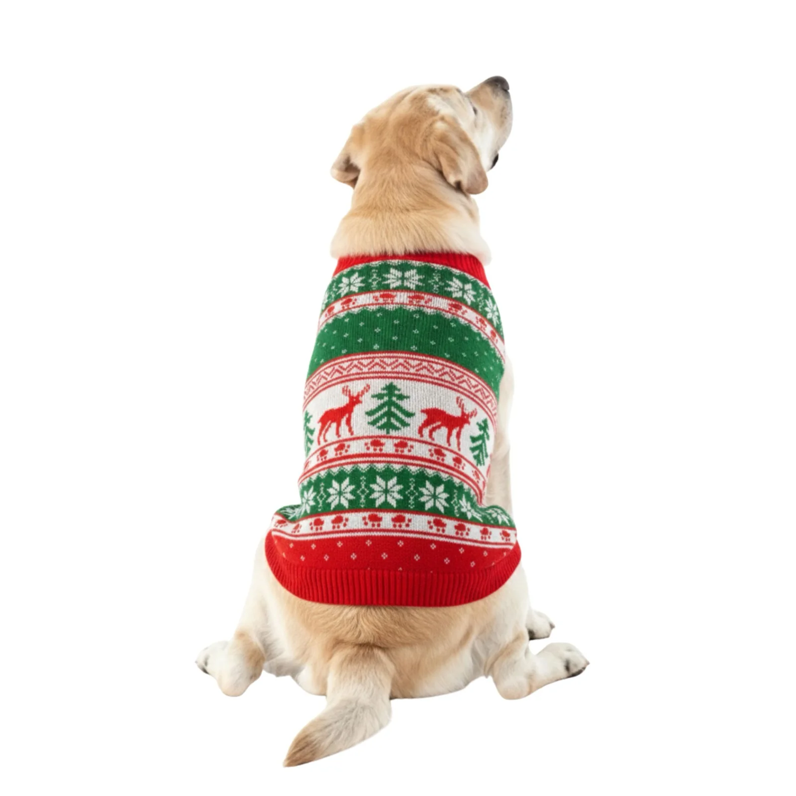 Nootie Dog Sweater Deer Print – Stylish Winter Knitwear for All Breeds - Image 3