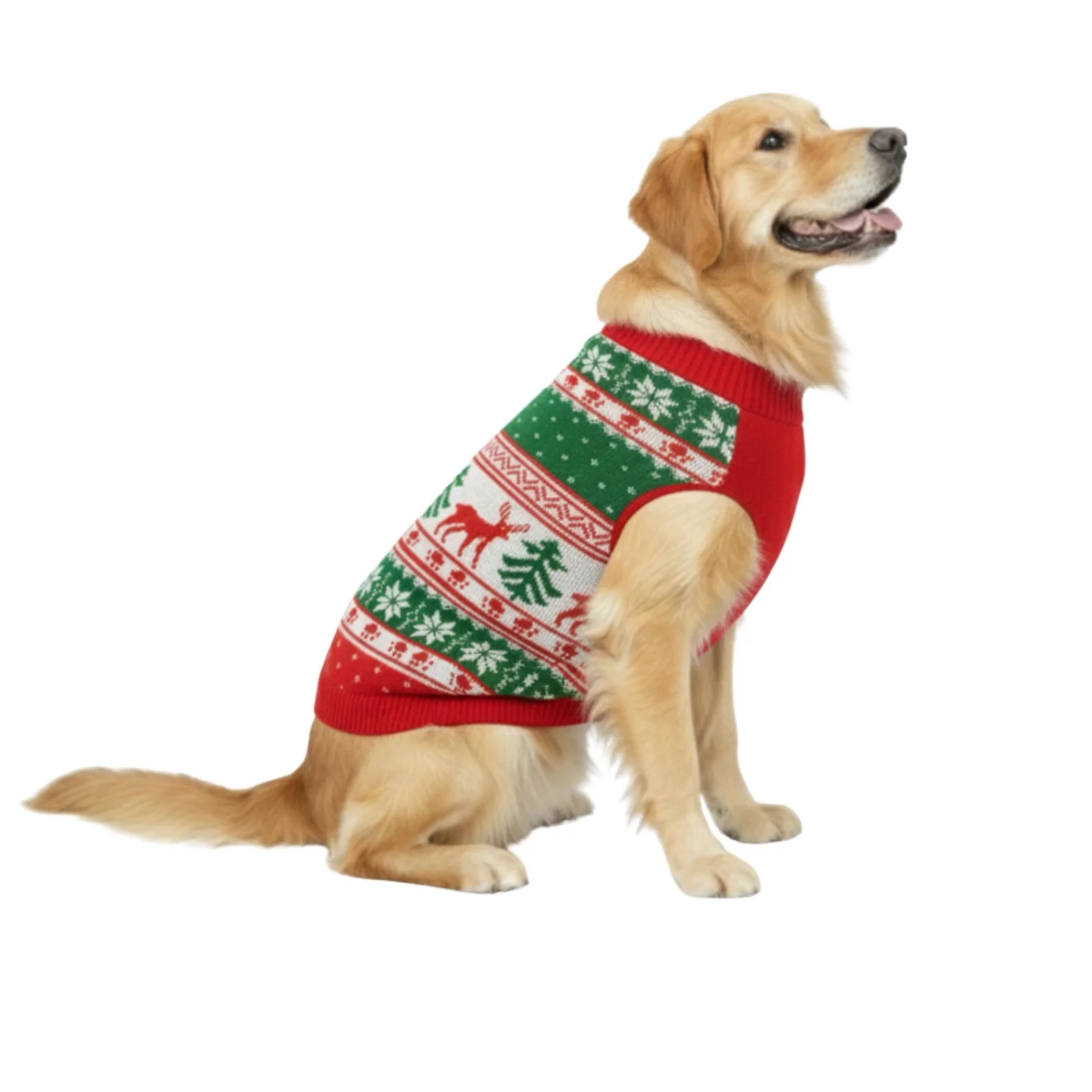 Nootie Dog Sweater Deer Print – Stylish Winter Knitwear for All Breeds - Image 4