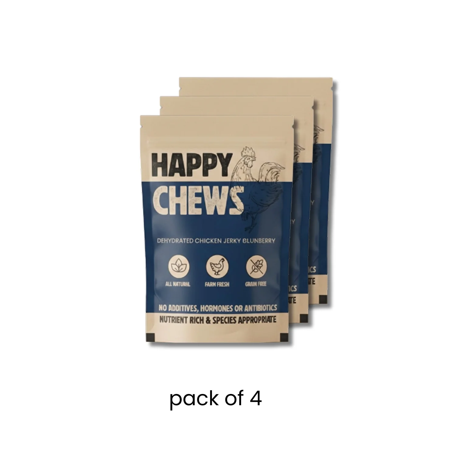 Nootie Happy Chews – Dehydrated Chicken Jerky Blueberry Dog Treats (50g) | All-Natural, Grain-Free Protein Snack - Image 15