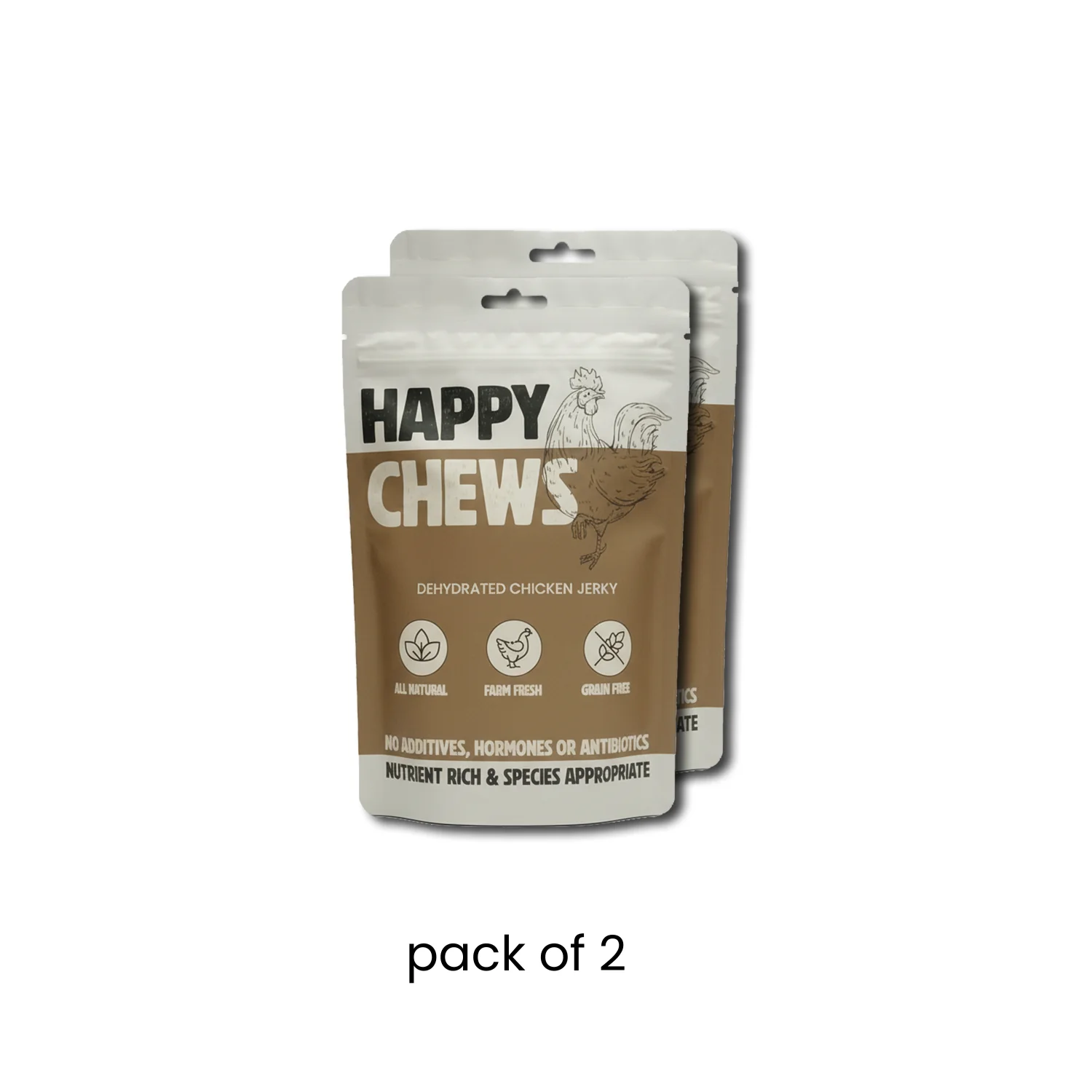 Nootie Happy Chews – Dehydrated Chicken Jerky Dog Treats – 80g - Image 13
