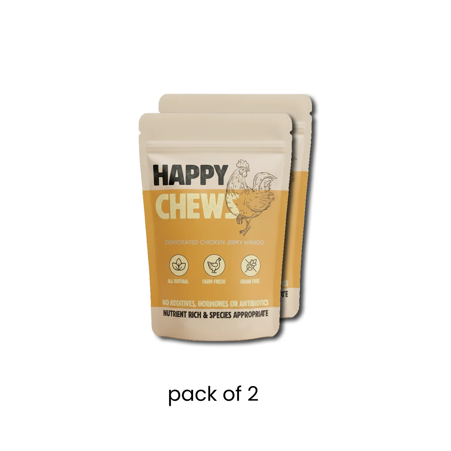 Nootie Happy Chews – Dehydrated Chicken Jerky Mango Dog Treats – 80g – All-Natural, Farm Fresh and Grain Free, Protein-Rich Snack for Dogs - Image 13