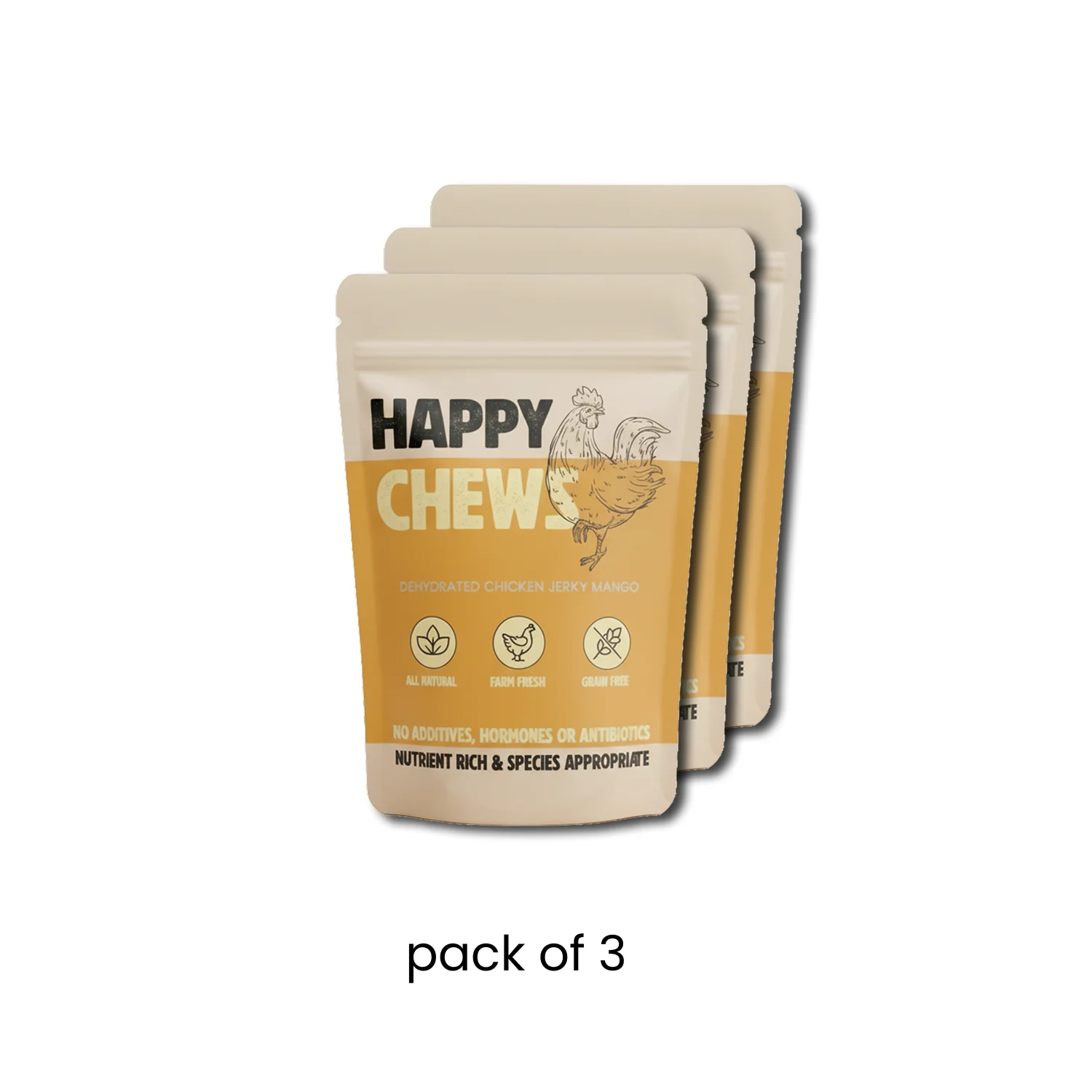 Nootie Happy Chews – Dehydrated Chicken Jerky Mango Dog Treats – 80g – All-Natural, Farm Fresh and Grain Free, Protein-Rich Snack for Dogs - Image 14
