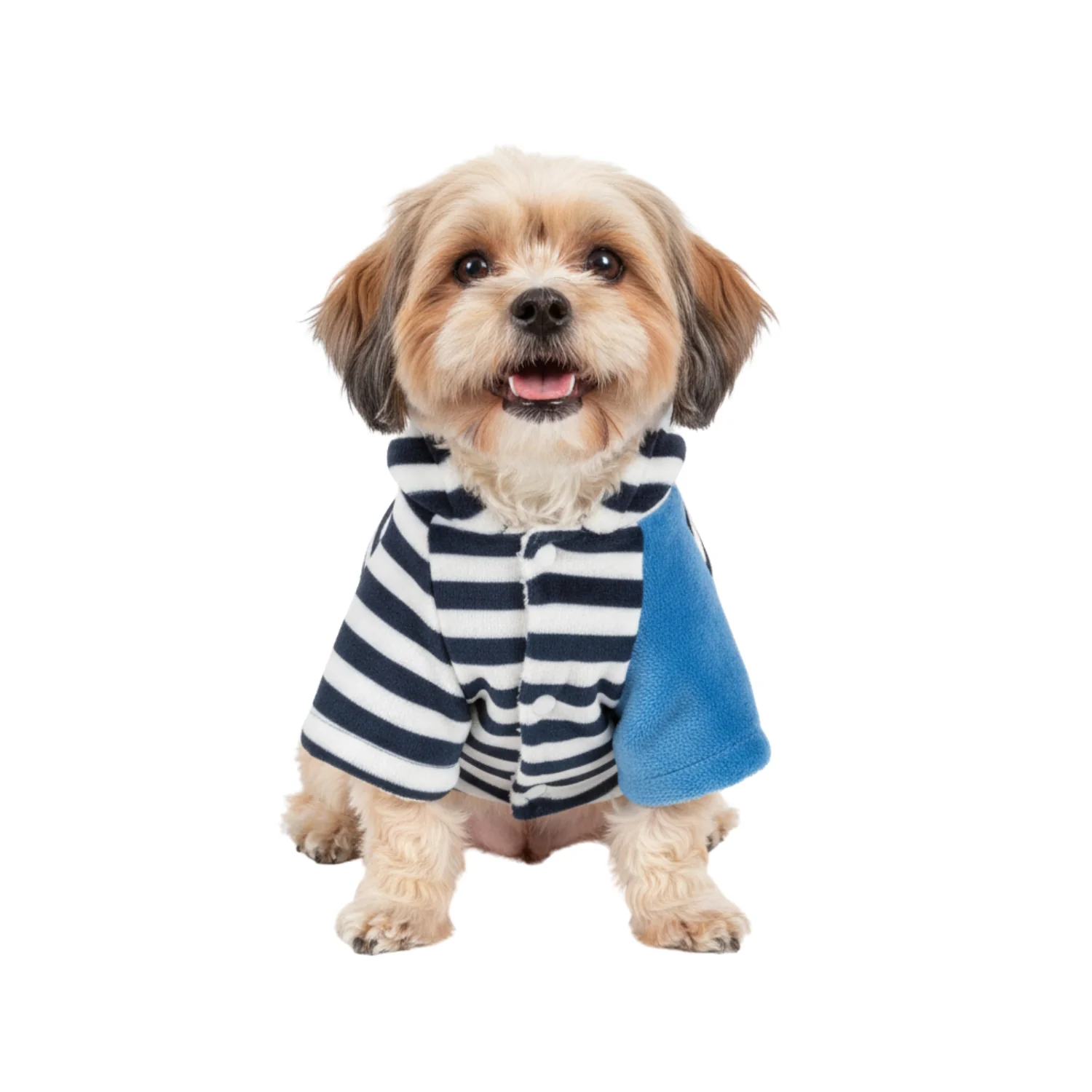 Nootie Winter Double Layer Jumpsuit with Hoodie for Dogs | Blue-White | Warm, Soft & Lightweight - Image 4