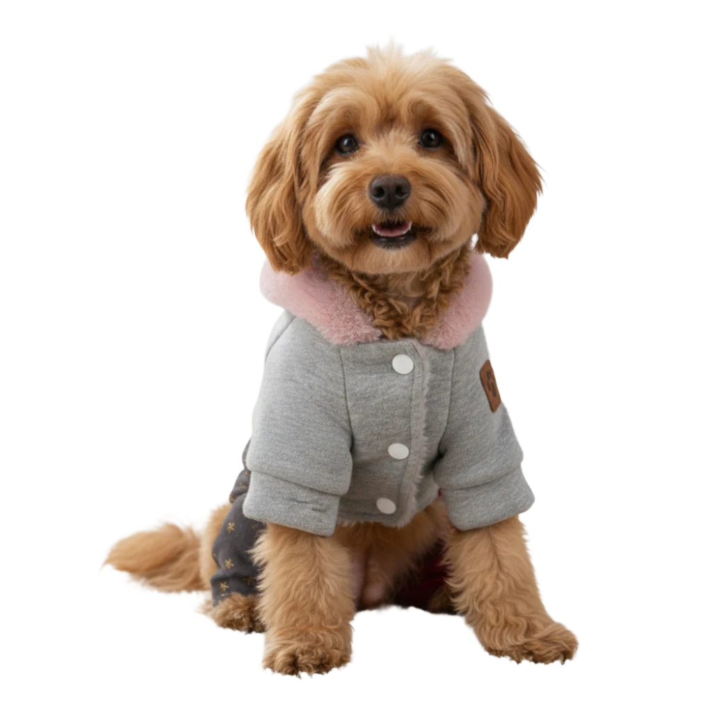 Nootie Winter Double Layer Jumpsuit with Hoodie for Dogs | Warm, Soft & Lightweight - Image 4
