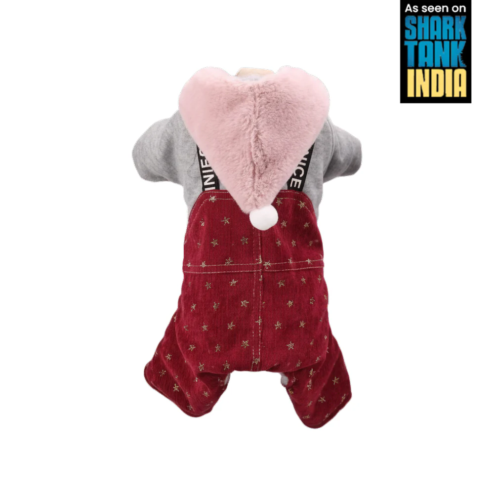 Nootie Winter Double Layer Jumpsuit with Hoodie for Dogs | Warm, Soft & Lightweight - Image 8